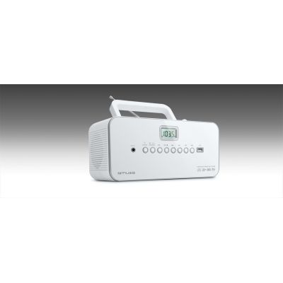 2. Muse M-28 RDW tragbares Radio FM/CD/MP3/Klinke/USB Weiß