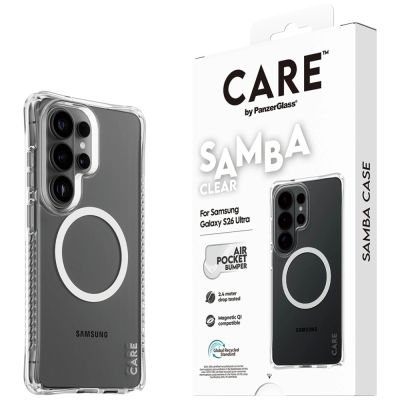 5. CARE by PanzerGlass Samba Transparente Qi-Hülle für Samsung Galaxy S26 Ultra - Transparent