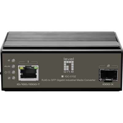 2. LevelOne IGC-0102 Netzwerk-Konverter 1000 Mbit/s Schwarz