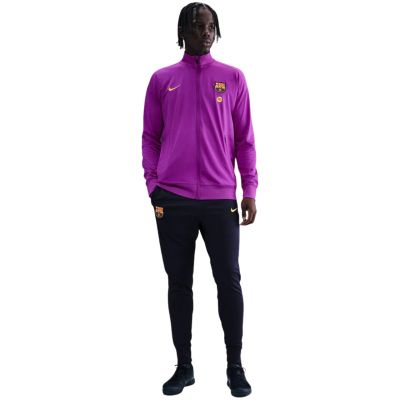Nike FC Barcelona Strike Herren-Trainingsanzug Lila und Marineblau HJ6974 552