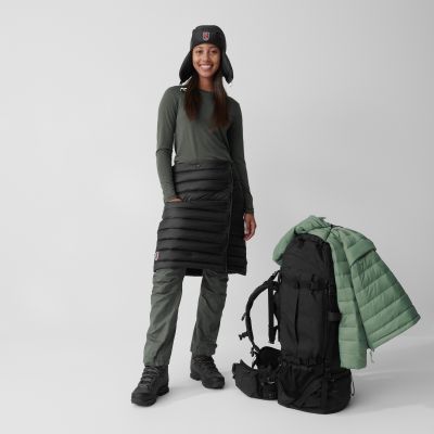 3. Fjällräven Expedition Pack Down Skirt Schwarzer Damen Trekkingrock (F86367-550)
