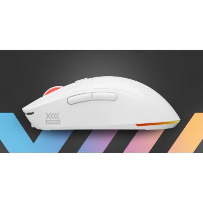 6. GENESIS Zircon XIII Gaming-Maus, beidhändig, RF Wireless + USB Typ-C, optisch, 26000 DPI