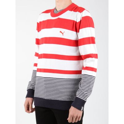 3. Puma Gestreifter Segelpullover 554124-01