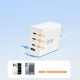 6. Tech-Protect NC200W-GaN 4-Port 200W Wandladegerät – Weiß