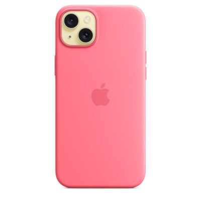 4. Apple Silikonhülle mit MagSafe, Pink, für iPhone 15 Plus