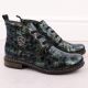 17. Damen-Lackstiefeletten in grüner Kroko-Optik Rieker 71205-90
