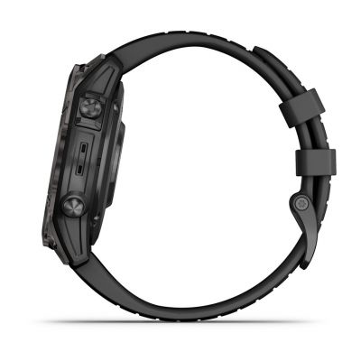 12. Garmin EPIX PRO g2 47 mm Saphir Carbongrau DLC Tit. Schwarz