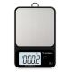3. Wozinsky WAK-2252 Küchenwaage, präzise, ​​mit großem LCD-Display, bis 5 kg - schwarz