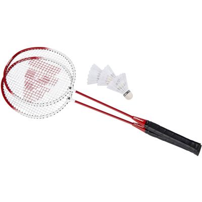 5. DONNAY 6-IN-1 ROT BADMINTON-SET IM KOFFER
