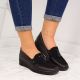 3. Rieker W RKR395 schwarze Keilschuhe