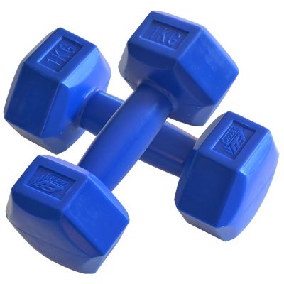 3. Verbundhantel 1kg EB FIT blau 588945