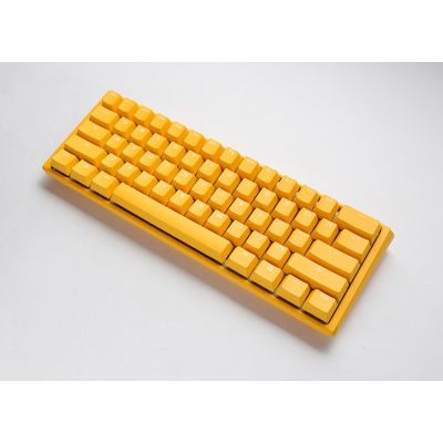 6. Ducky One 3 Gelbe Mini-Gaming-Tastatur USB Deutsch Gelb