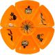 9. Halloween-Snackschale, Durchmesser 30 cm
