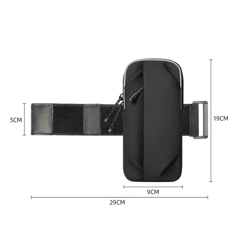 8. Wozinsky WSDB-B Armband-Handytasche zum Laufen – schwarz