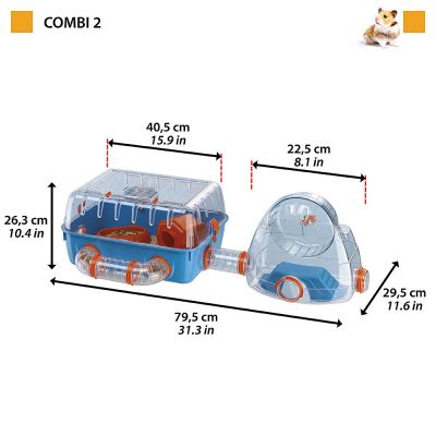 2. FERPLAST Combi 2 - Hamsterkäfig
