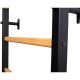 11. Turnwandbarren aus Holz und Metall mit 4 Griffen und Bank, Modell 200B