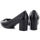 5. Schwarze Lederpumps mit Blockabsatz, Potocki JE19511