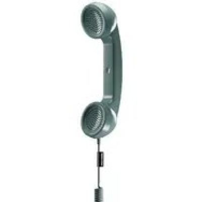 Native Union Pop Phone – USB-C-Telefonhörer mit Funktion zum Annehmen und Beenden von Anrufen (Schiefergrün)