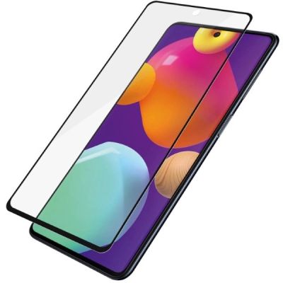 2. PanzerGlass E2E Regular gehärtetes Glas für Samsung Galaxy M53 – mit schwarzem Rahmen