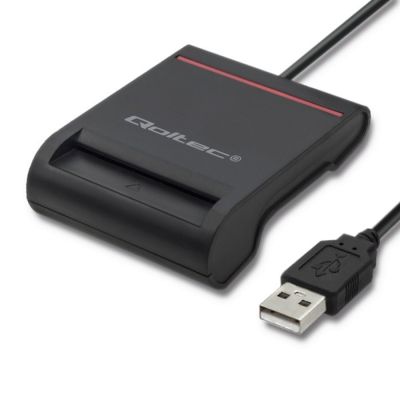 4. QOLTEC Smart-ID-Chipkartenleser USB 2.0 | Plug & Play