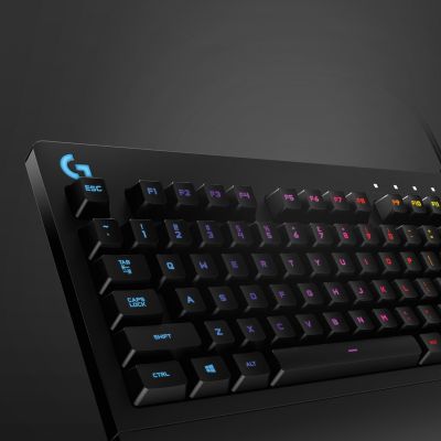 25. Logitech 920-008093 Tastatur (Mechanisch; USB 2.0; (US); Schwarz)