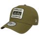 New Era Patch Line Cream 9FORTY E-Frame verstellbare Cap 60667686 Grün OSFM