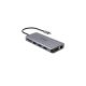 3. Acer 12-in-1 USB-C-Dongle, kabelgebunden, USB 3.2 Gen 1 (3.1 Gen 1), Typ-C, Silber