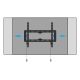 7. B-Tech Elements Feste 400 Flache 165,1 cm (65") Wand Schwarz, Blau