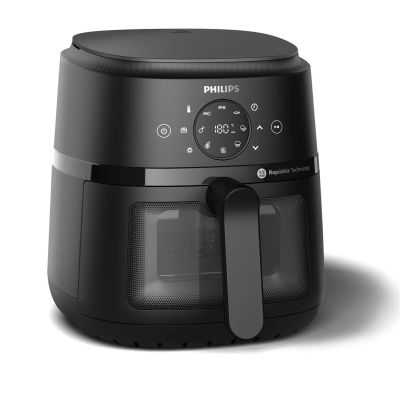6. Philips 2000 Serie NA220/00 Fritteuse, 4,2 l, 1500 W, Heißluftfritteuse, Schwarz