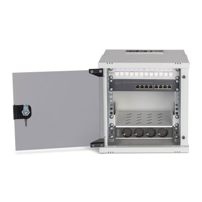 5. 10-Zoll-Netzwerkpaket, 6U-Rack und Hardware, gr SOHO Pro-Version, keine Montage erforderlich
