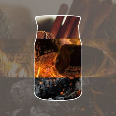 3. Große Kerze CRACKLING EMBERS YANKEE