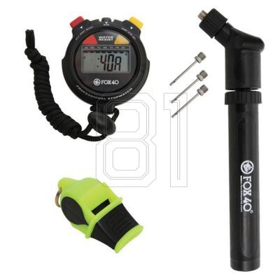 2. Whistle, pump stopwatch - Fox 40 trainer set 6906-0600