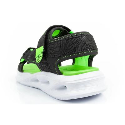 16. Skechers Jr. 401673L/BKLM Sandalen