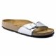 4. Birkenstock Madrid Birko-Flor Silver Damen Flip-Flops normal breit (0040411)