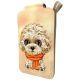 2. Nimmy New Big-Eye Cute Pets 2.0 Hunde-Magnetgeldbörse mit Handyhalterung – Braun