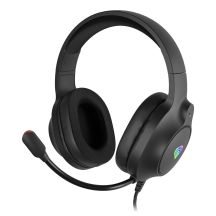 GENESIS NEON 213 Headset, kabelgebunden, für Telefonate/Musik, USB Typ-A, Schwarz
