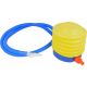 3. Rucanor Gymnastikball 45cm gelb + Pumpe