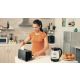7. ELDOM TOSTER TO280C TOSTI 780 W, stufenlose Leistungsregelung, 7 Leistungsstufen, Schwarz