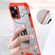 9. Crystal Ring Case robuste Kickstand TPU/PC Panzer Handyhülle Hard Case für iPhone 12 Pro Max schwarz