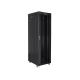 4. LANBERG Standschrank 19" 42U 600X1000 Glastür LCD Schwarz FF01-6042-12BL (Flachverpackung)
