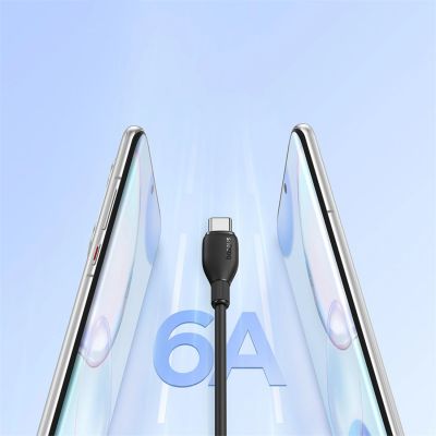 12. Baseus Pudding Series 100W USB-A - USB-C Kabel 2m - Schwarz