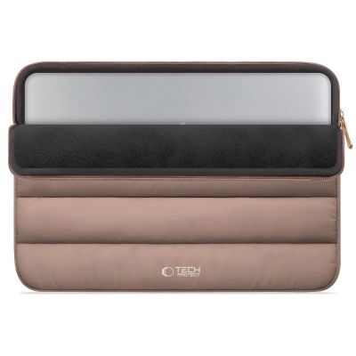 8. Tech-Protett Fluffy Laptoptasche 15-16 – Braun
