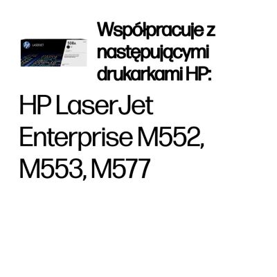 37. HP Toner Schwarz, 6.000 Seiten, 508A