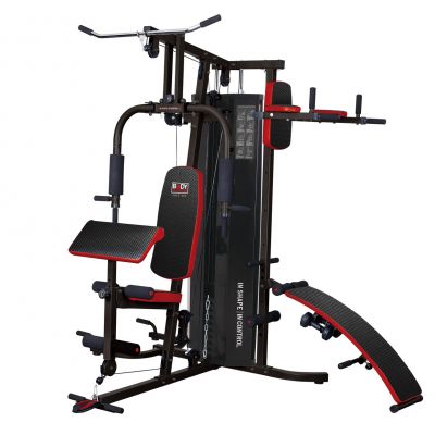 Multigym PRO BMG 4700 Bank mit Gewichtsstapel 66kg