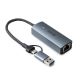 6. Lindy 43415 USB 3.2 Gen 2 (3.1 Gen 2) Typ-C Hubs und Konzentratoren 5000 Mbit/s Grau