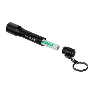 4. Ledlenser P3R Schwarze LED-Schlüsselanhänger-Taschenlampe