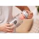 10. Black & Decker BHFEA515J Akku-Stielstaubsauger/Elektrobürsten-Staubsauger, beutellos, 0,5 l, orange/weiß, 1,5 Ah