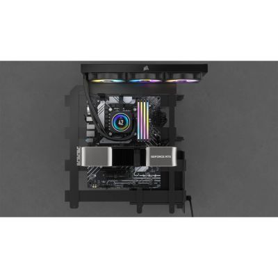 9. Corsair 32 GB PC 7000 CL34 DDR5-Speicherkit, 2 x 16 GB, Dominator T RGB Weiß, Einzelhandel