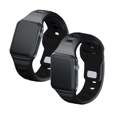 5. 3mk Silikon- Watch für Apple Watch 38/40/41 mm – Schwarz