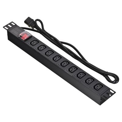5. 19-Zoll-Steckdosenleiste – 9x USV-Steckdose – USV-C14-Stecker